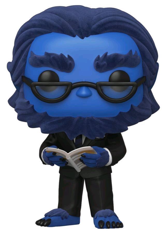 X-Men (2000) - Beast Flocked 20th Anniversary US Exclusive Pop! Vinyl