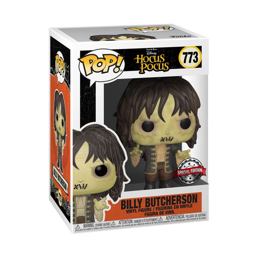 Hocus Pocus - Billy Butcherson US Exclusive Pop! Vinyl