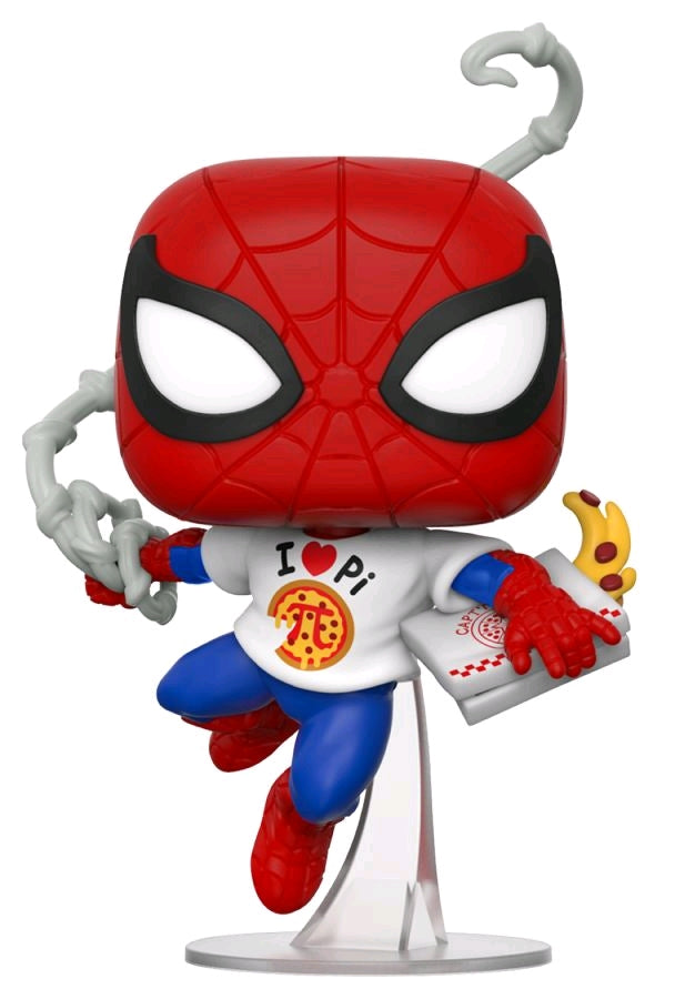 Spider-Man - Spider-Man with Pi Shirt US Exclusive Pop! Vinyl - Ozzie Collectables