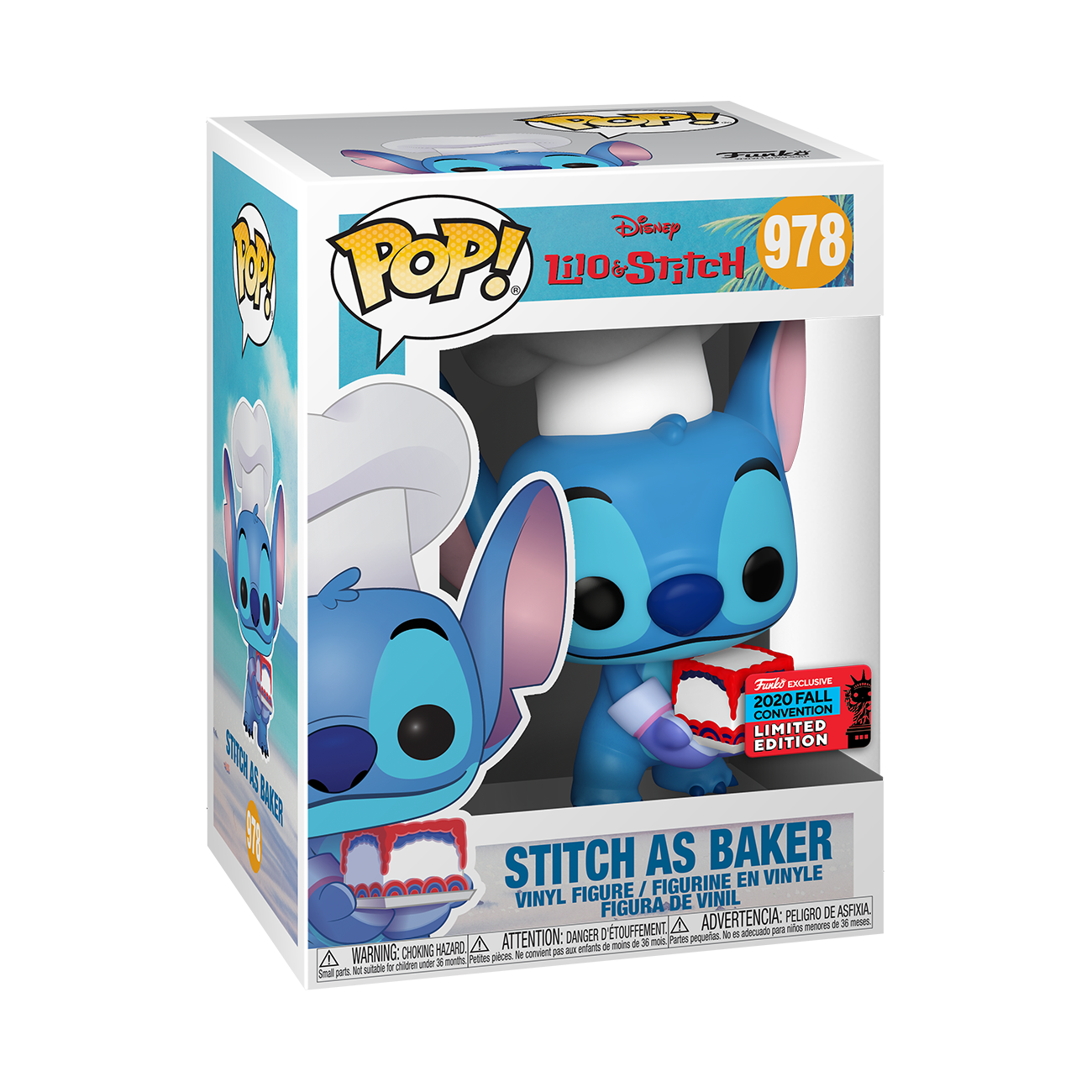 Lilo & Stitch - Stitch as Baker Chef New York Comic Con Exclusive POP! Vinyl #978