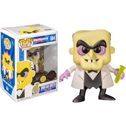 Underdog - Simon Bar Sinister Glow US Exclusive Pop! Vinyl Animation #884