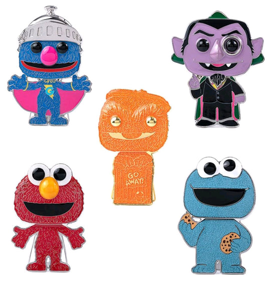 Sesame Street - 4" Pop! Enamel Pin Assortment