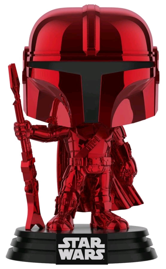 Star Wars: The Mandalorian - Mandalorian Red Metallic US Exclusive Pop! Vinyl