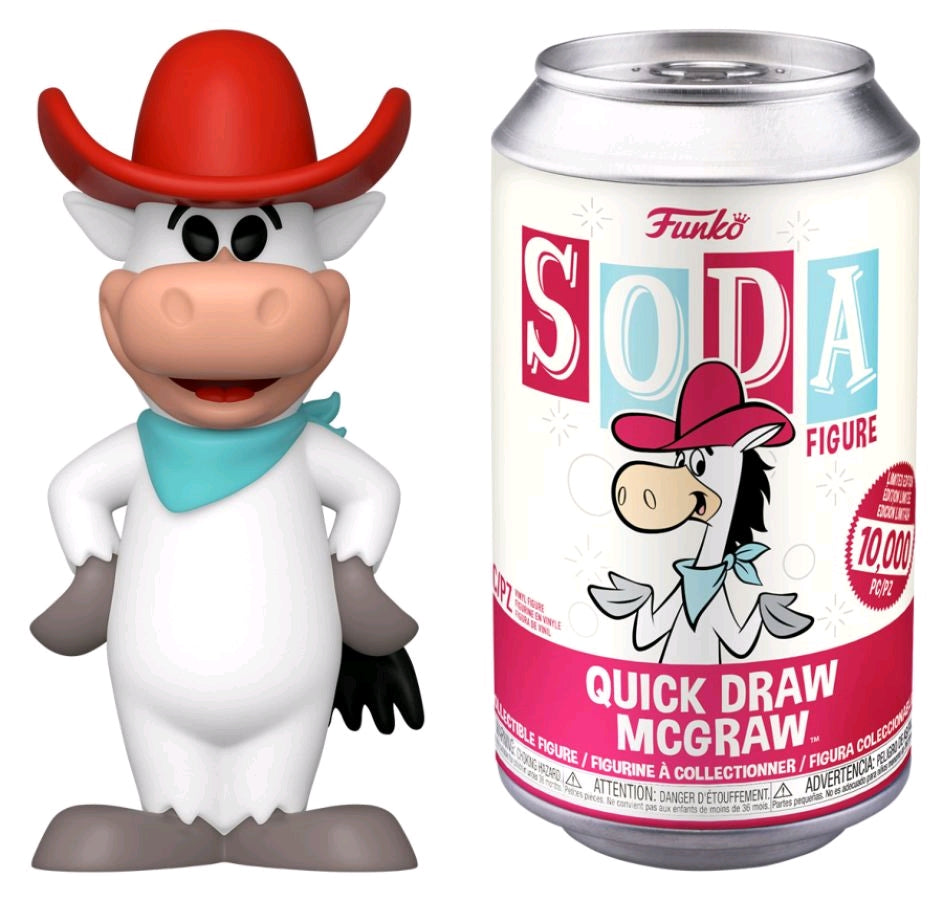 Hanna Barbera - Quick Draw McGraw Vinyl Soda