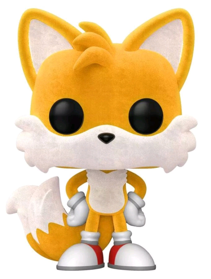 Sonic the Hedgehog - Tails Flocked US Exclusive Pop! Vinyl