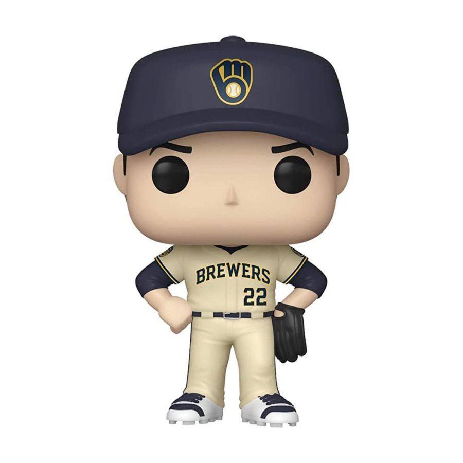 MLB: Brewers - Christian Yelich (Road) Pop! Vinyl