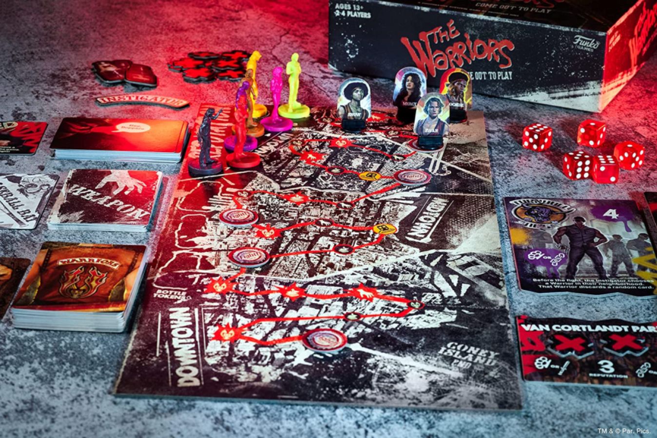 The Warriors - Come Out to Play Board Game