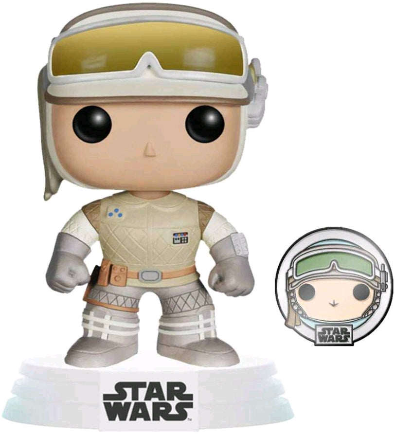 Star Wars: Across the Galaxy - Luke Skywaler Hoth US Exclusive Pop! Vinyl with Pin