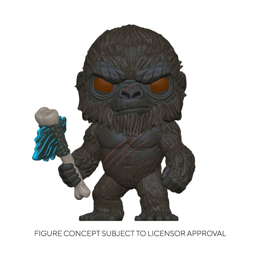 Godzilla vs Kong - King Kong with Scepter Flocked US Exclusive Pop! Vinyl