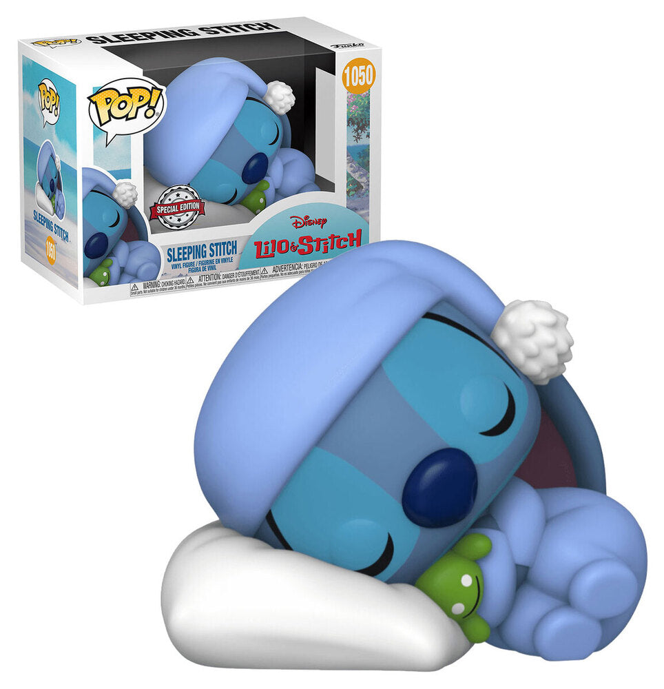 Lilo & Stitch - Sleeping Stitch US Exclusive Pop! Vinyl #1050