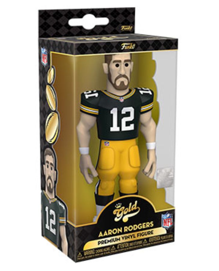 NFL: Packers - Aaron Rodgers 5" Vinyl Gold