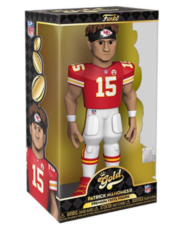 NFL: Chiefs - Patrick Mahomes 12" Vinyl Gold