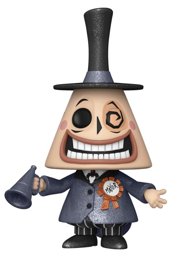 The Nightmare Before Christmas - Mayor w/Megaphone (w/chase) US Exc Diamond Glitter Pop!