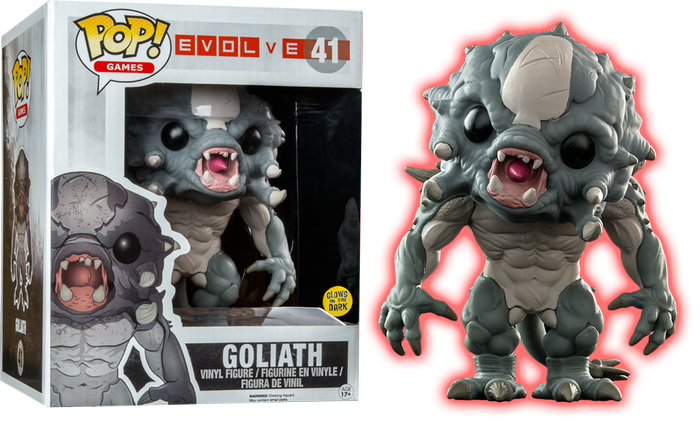 Evolve - Goliath Monster Glow Powerup 6" US Exclusive Pop! Vinyl - Ozzie Collectables