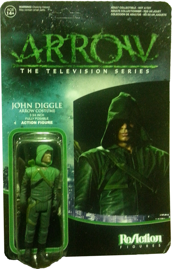 Arrow - John Diggle Arrow US Exclusive ReAction Figure - Ozzie Collectables