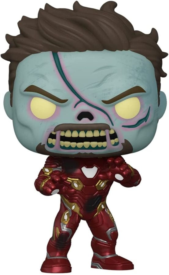 What If - Zombie Iron Man Glow US Exclusive Pop! Vinyl