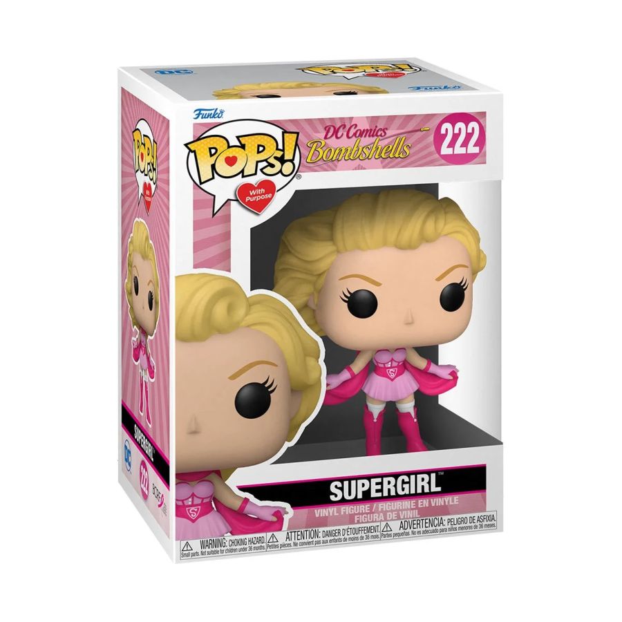 DC Bombshells - Supergirl Breast Cancer Awareness Pop! Vinyl