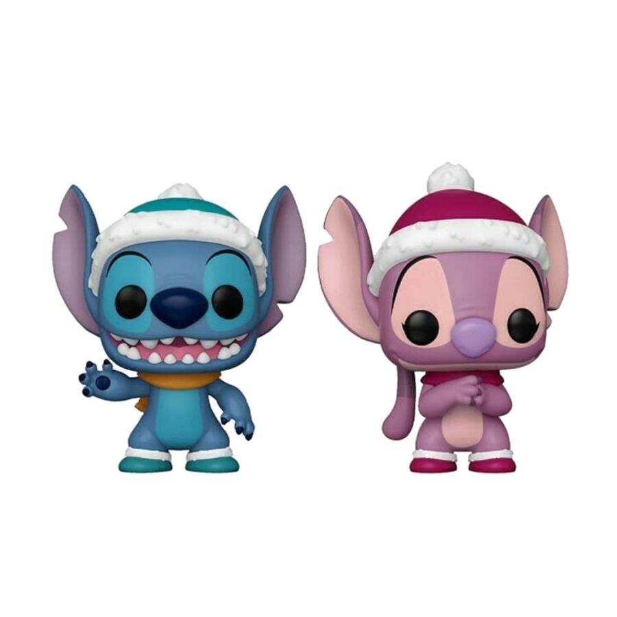 Lilo & Stitch - Winter Stitch & Angel US Exclusive Pop! Vinyl 2-Pack