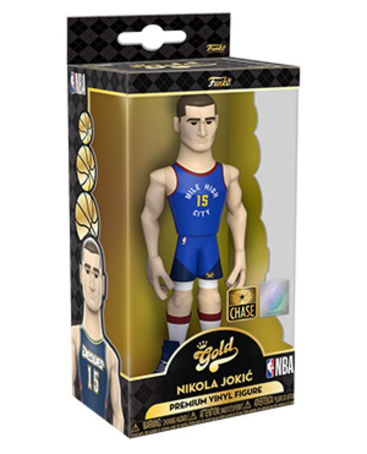 NBA: Grizzlies - Nikola Jokic Away Uni 5" Vinyl Gold