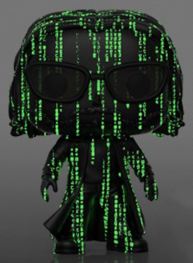 The Matrix Resurrections - Neo in the Matrix Glow US Exclusive Pop! Vinyl