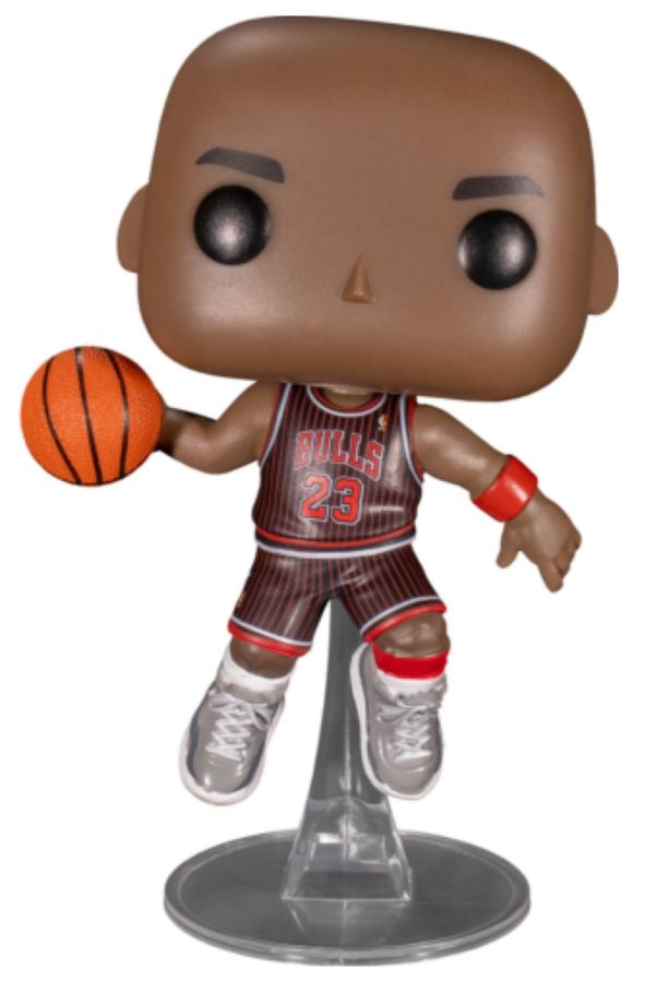NBA: Bulls - Michael Jordan Black Pinstripe US Exclusive Pop! Vinyl