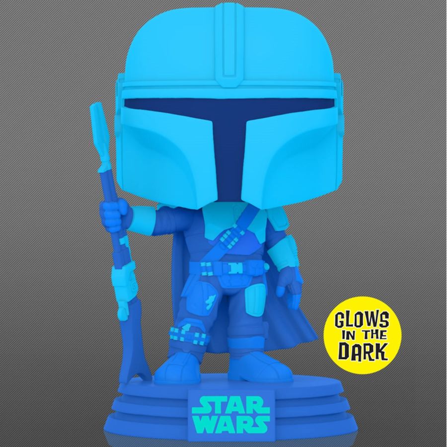 Star Wars: The Mandalorian - Mandalorian Hologram Glow US Exclusive Pop! Vinyl