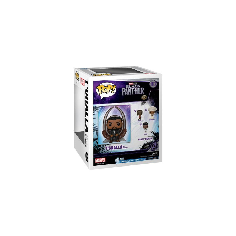 Black Panther: Legacy - TChalla on Throne US Exclusive Pop! Deluxe