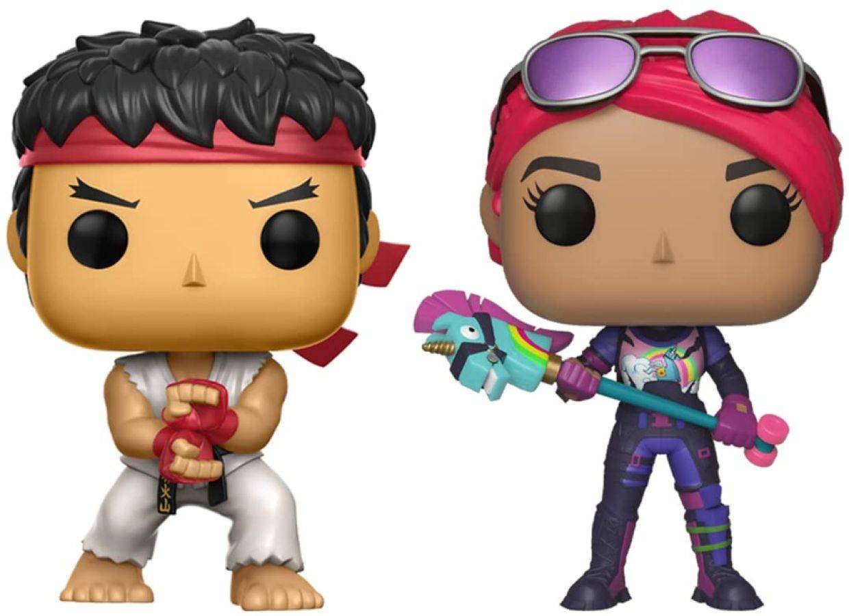Street Fighter x Fortnite - Ryu & Brite Bomber US Exclusive Pop! 2-Pack