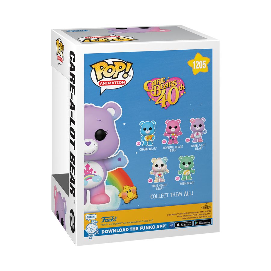Care Bears 40th Anniversary - Care-a-Lot Bear Pop! Vinyl