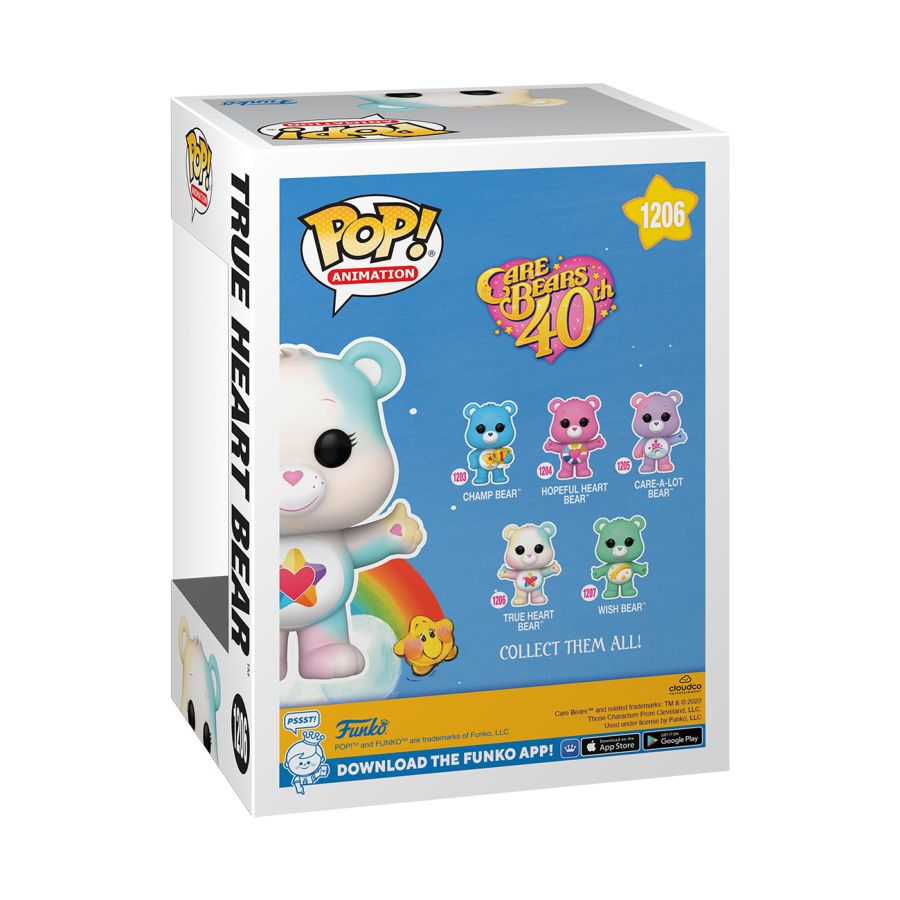 Care Bears 40th Anniversary - True Heart Bear Pop! Vinyl