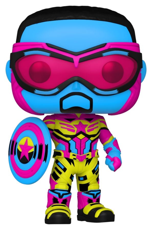 Falcon Winter Soldier - Cap America Black Light US Exclusive Pop! Vinyl