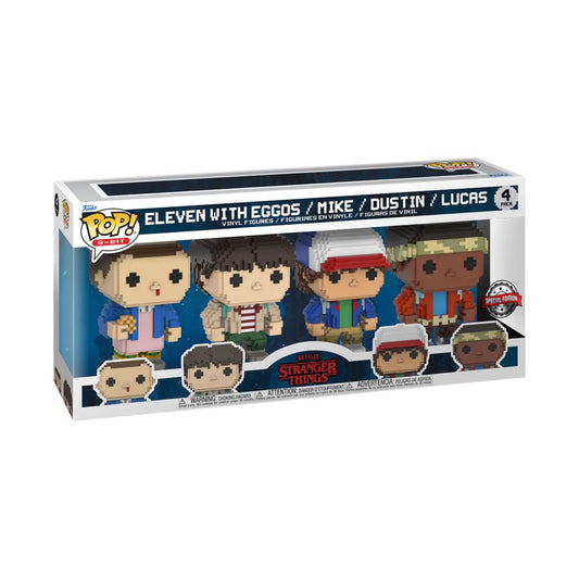 Stranger Things - 8-Bit Kids US Exclusive Pop! 4-Pack