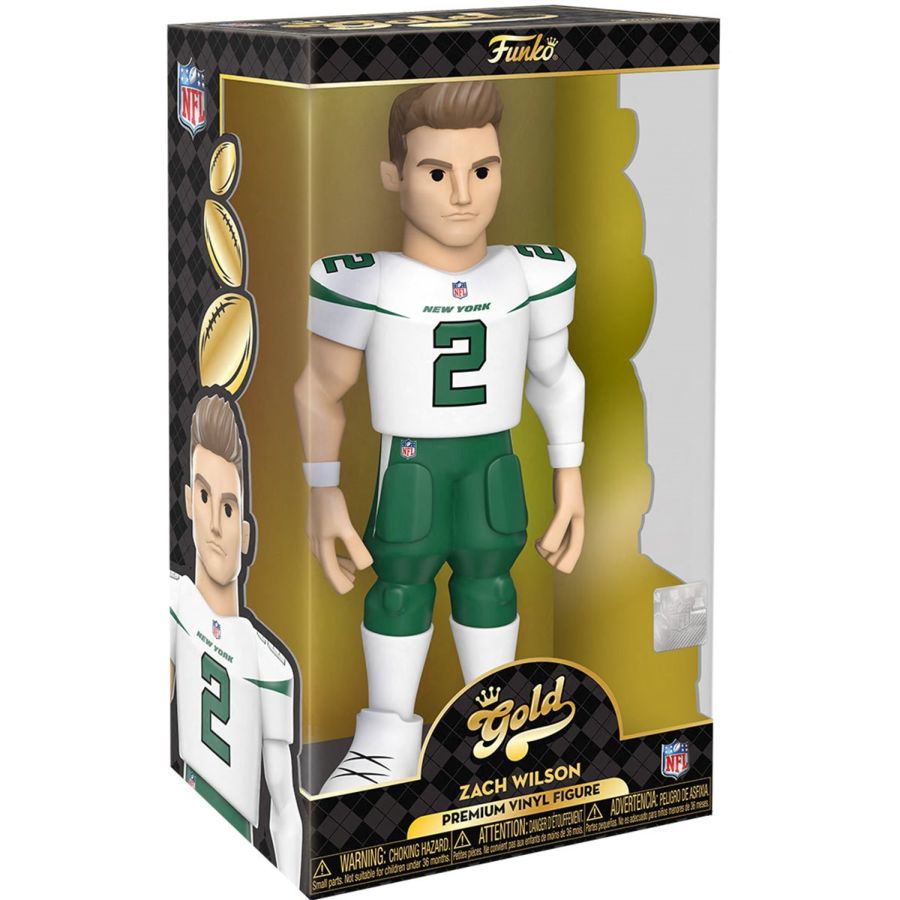 NFL: NY Jets - Zach Wilson 12" Vinyl Gold