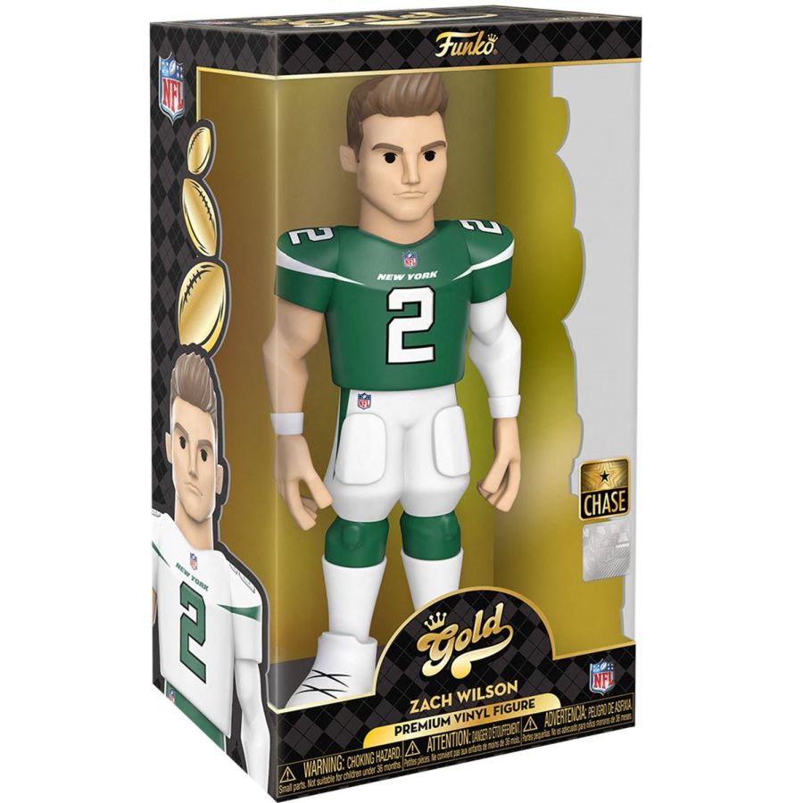 NFL: NY Jets - Zach Wilson 12" Vinyl Gold