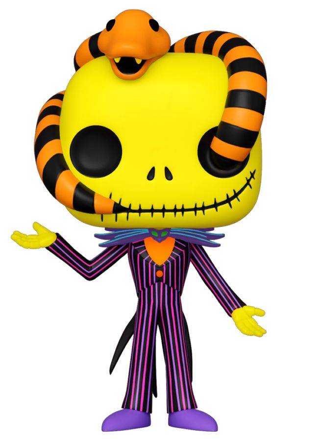 The Nightmare Before Christmas - Jack with Snake Black Light US Exclusive Pop! Vinyl