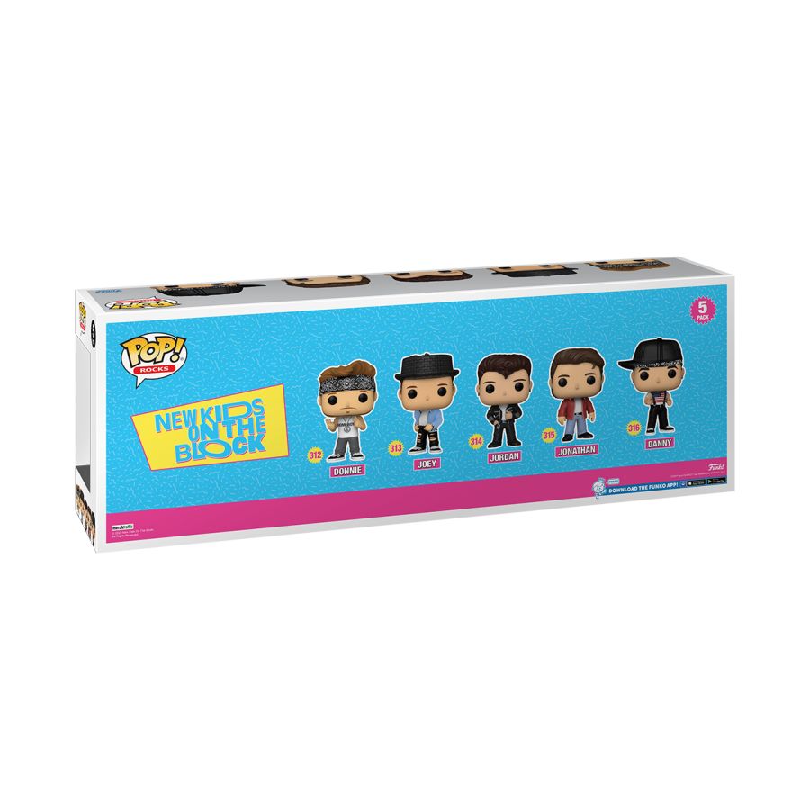 New Kids on the Block - Band 5-Pack US Exclusive Pop! Vinyl
