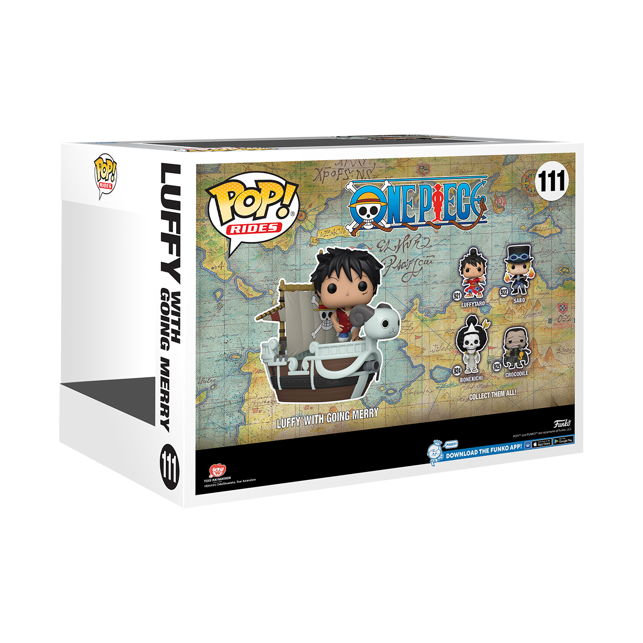 One Piece - Luffy with Going Merry NYCC 2022 Fall Convention Exclusive Pop! Ride #111