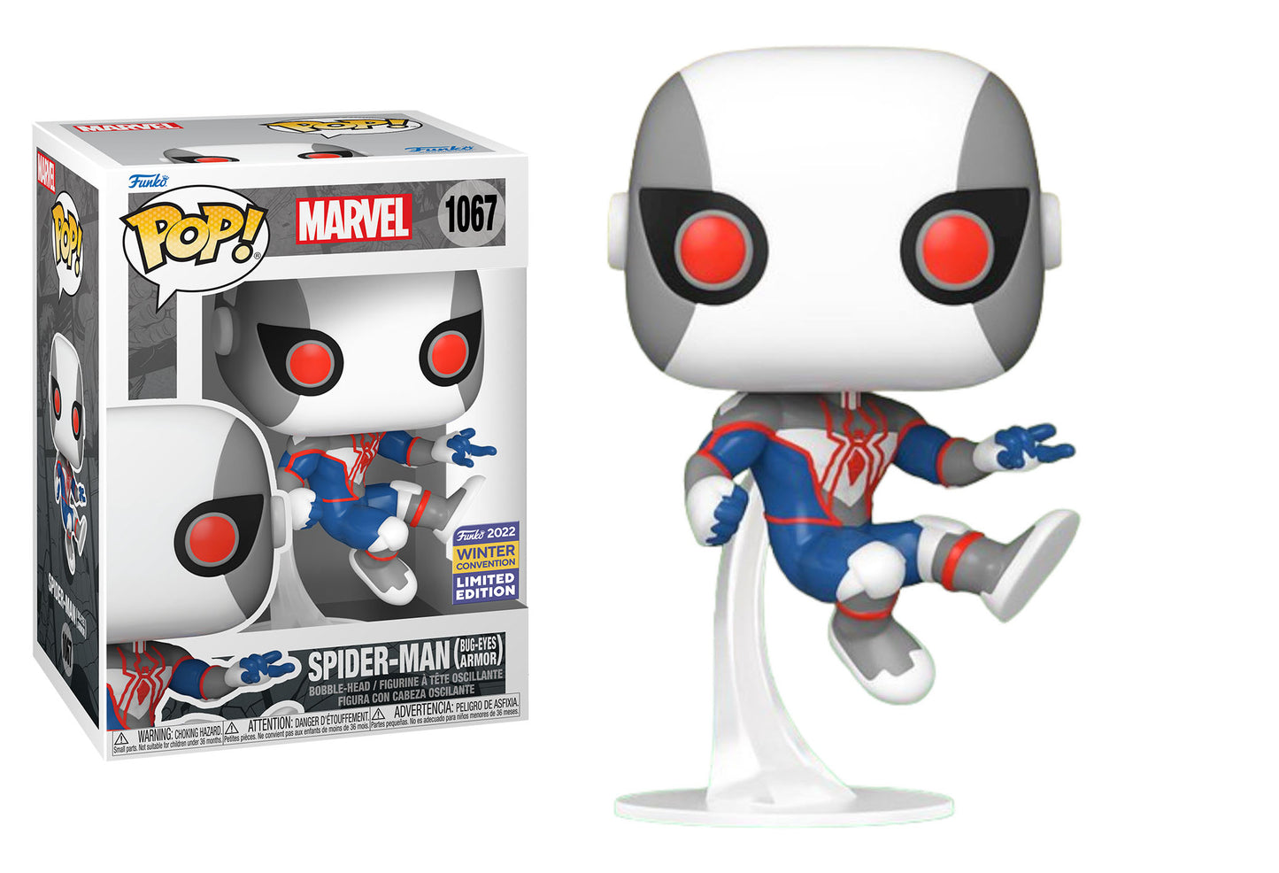 Spider-Man - Spider-Man Bug-Eyes Armor Funko Winter Convention 2022 Exclusive Pop! Vinyl