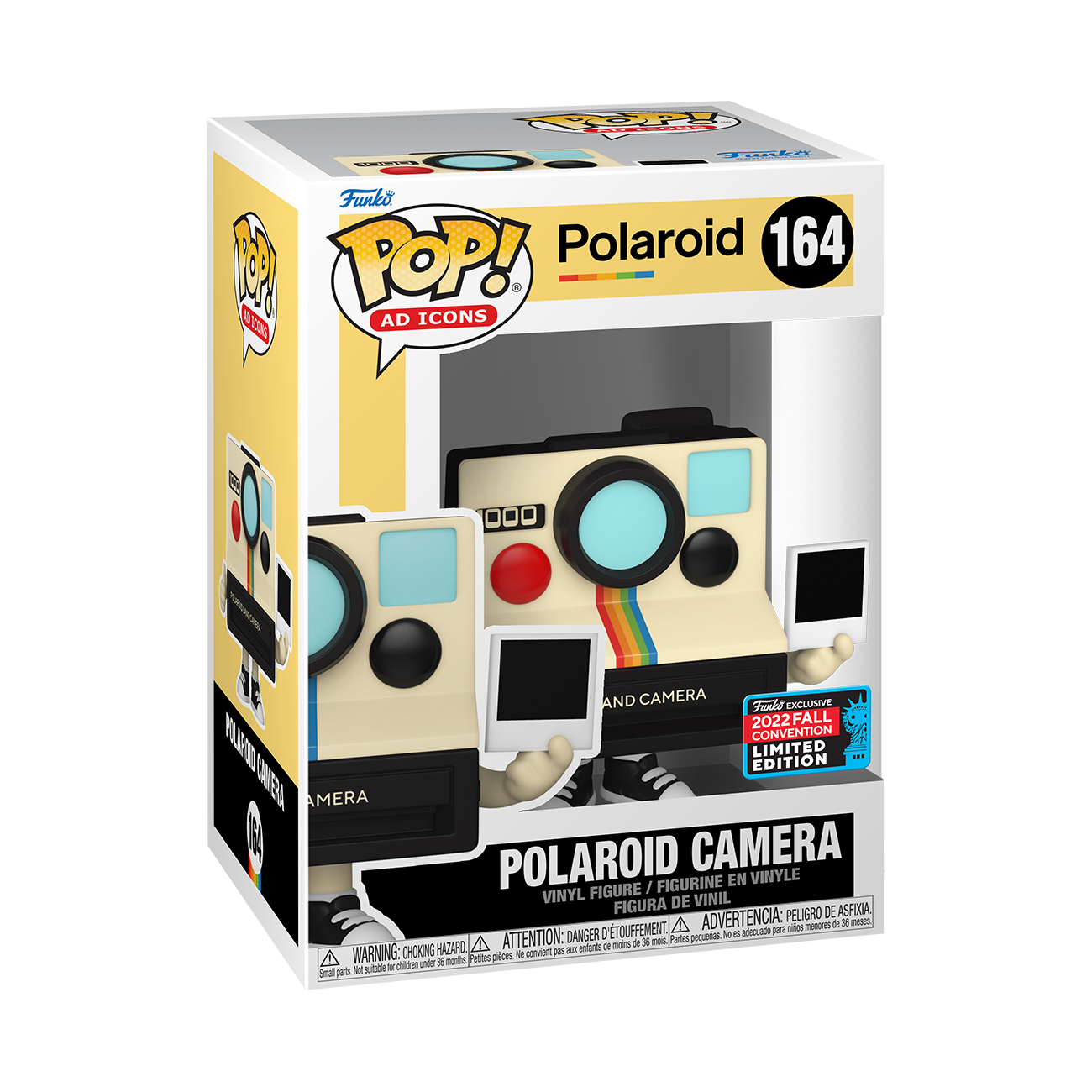 Ad Icons - Polaroid Camera 2022 NYCC Fall Convention Exclusive Pop! Vinyl #164