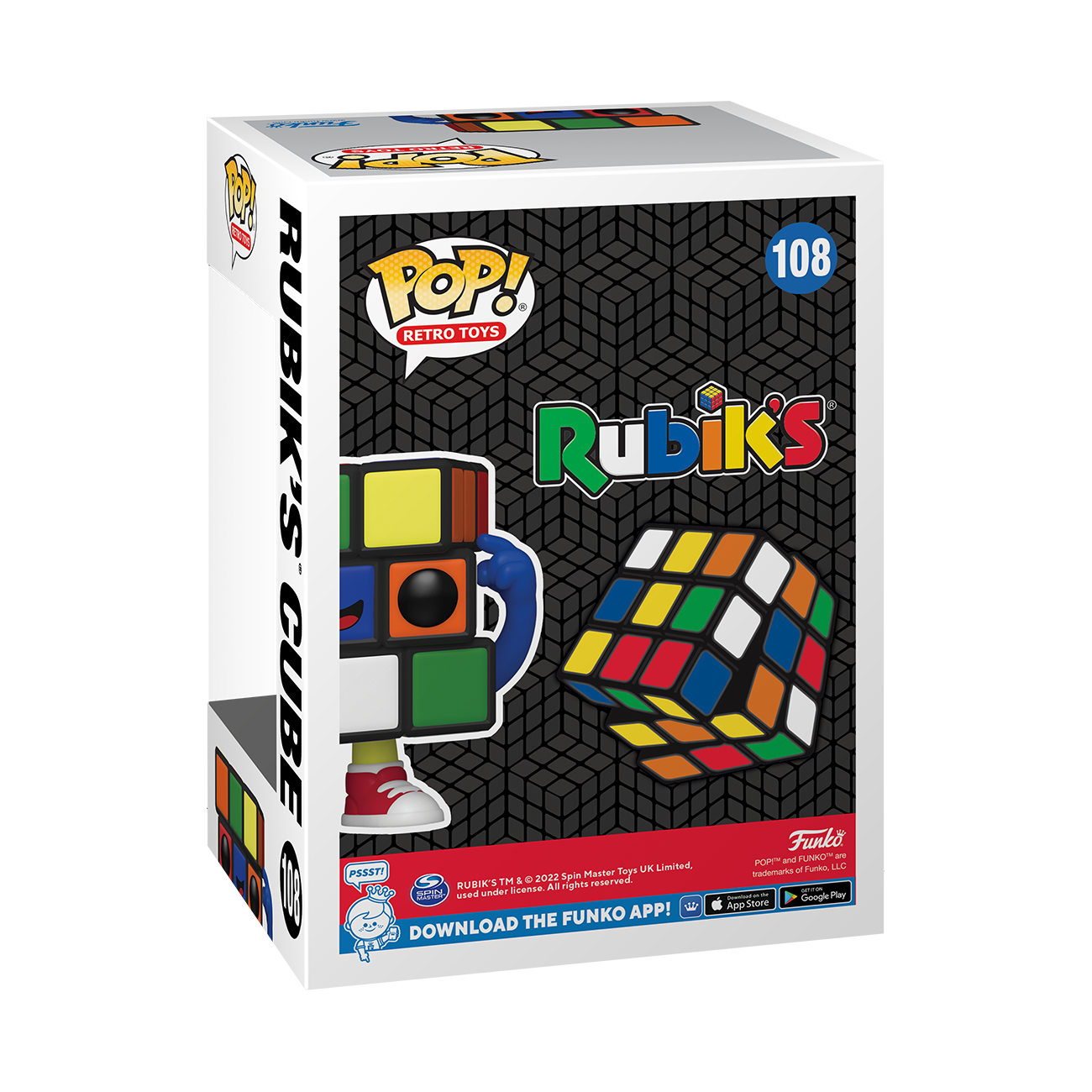 Retro Toys - Rubik’s Cube NYCC 2022 Fall Convention Exclusive Pop! Vinyl