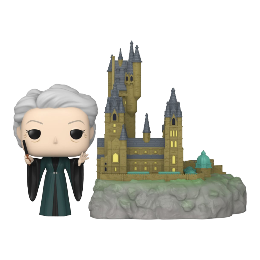 Harry Potter - Minerva McGonagall with Hogwarts Pop! Town
