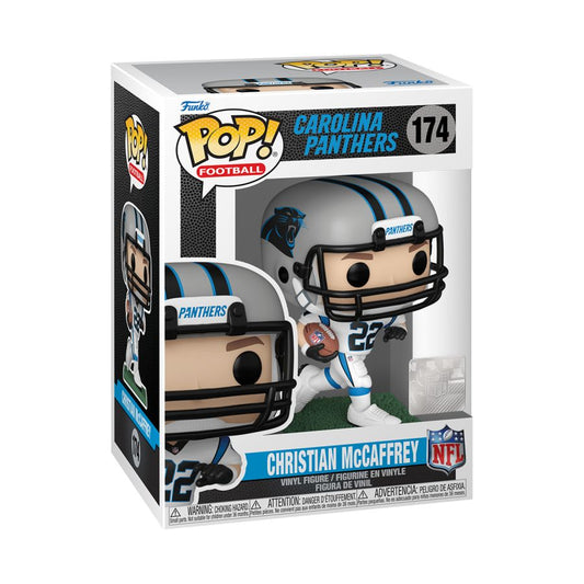 NFL: Panthers - C. McCaffrey (Away) Pop! Vinyl