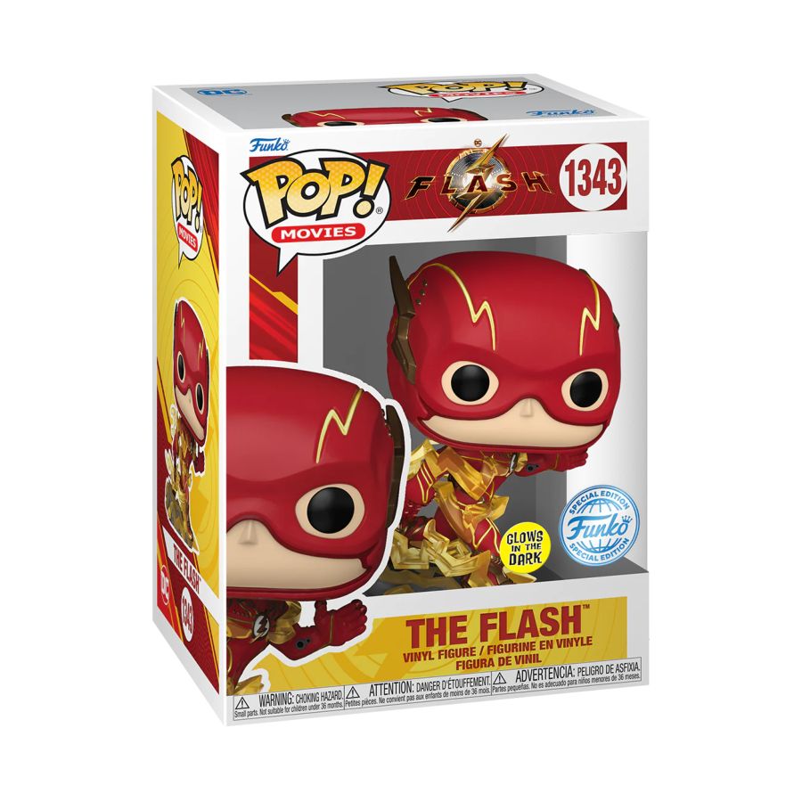 The Flash (2023) - The Flash US Exclusive Glow Pop! Vinyl