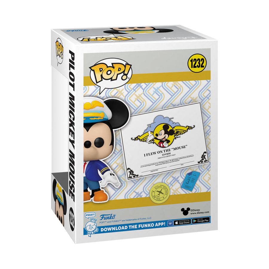 Disney - Pilot Mickey Mouse in Blue Suit D23 US Exclusive Pop! Vinyl