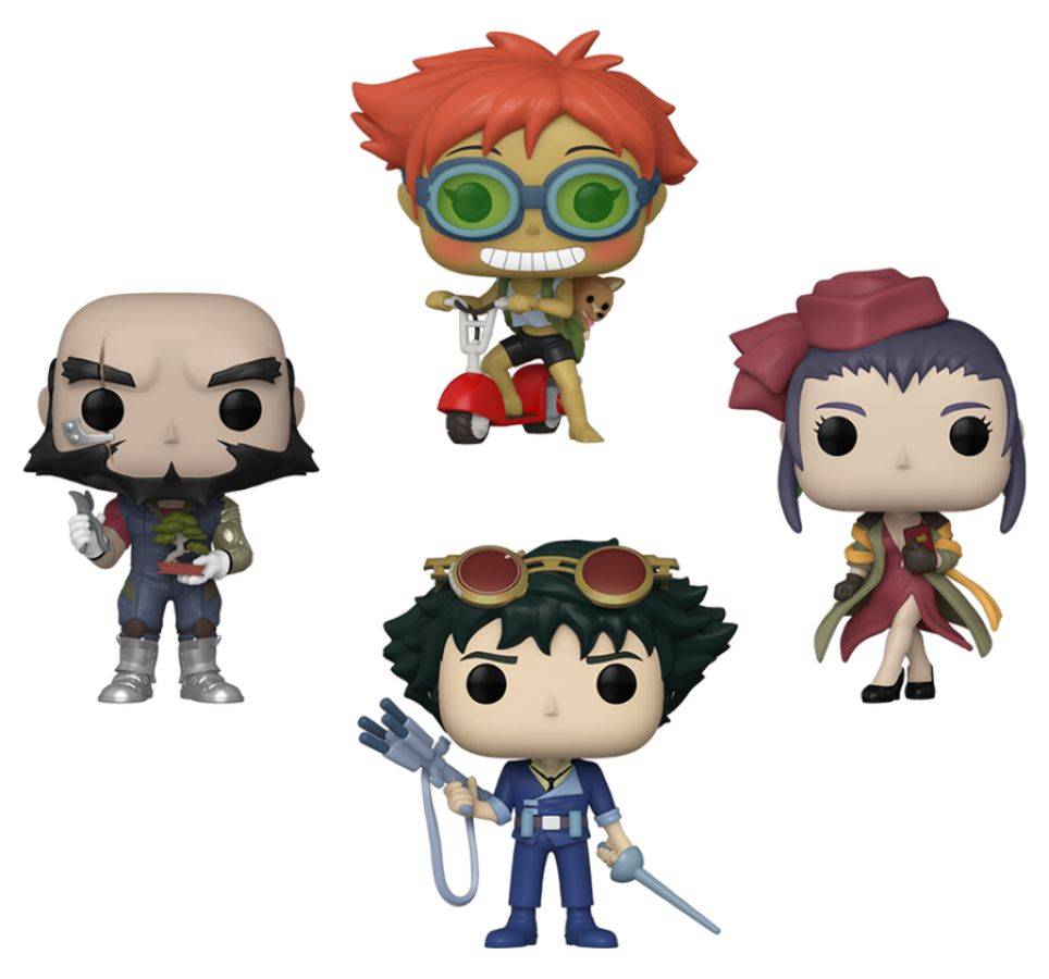 Cowboy Bebop - Bebop Pop! Vinyl, 4 Pack Cowboy Bebop - Bebop Pop! Vinyl, 4 Pack