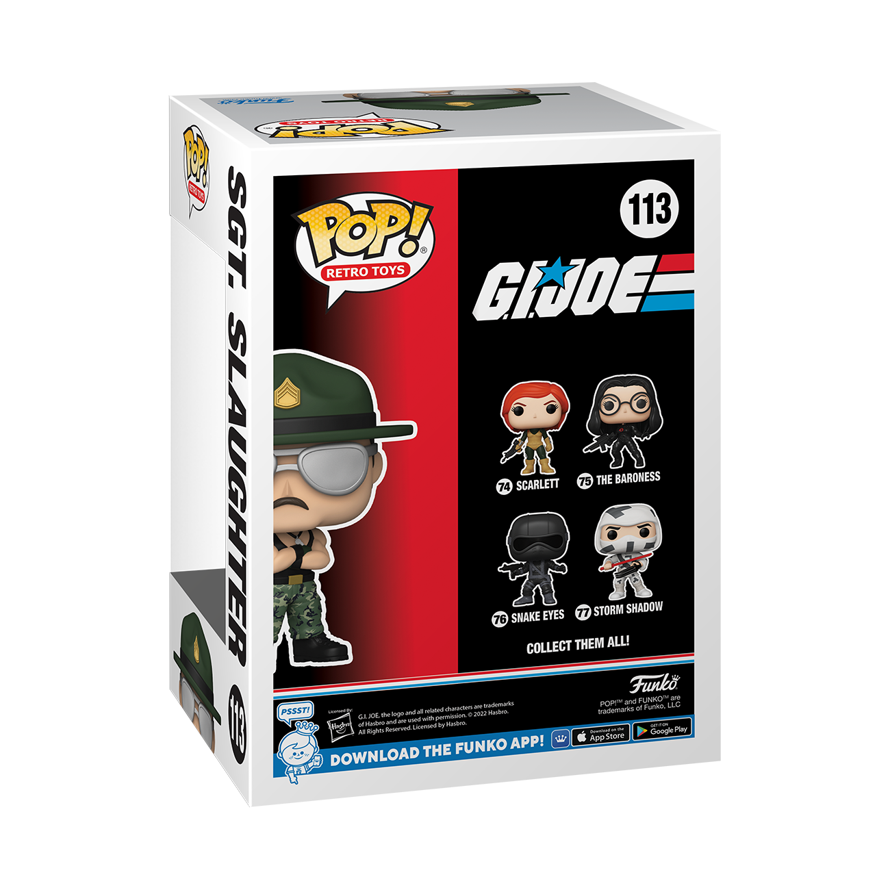 G.I. Joe - Sergeant Slaughter NYCC 2022 Fall Convention Exclusive Pop! Vinyl