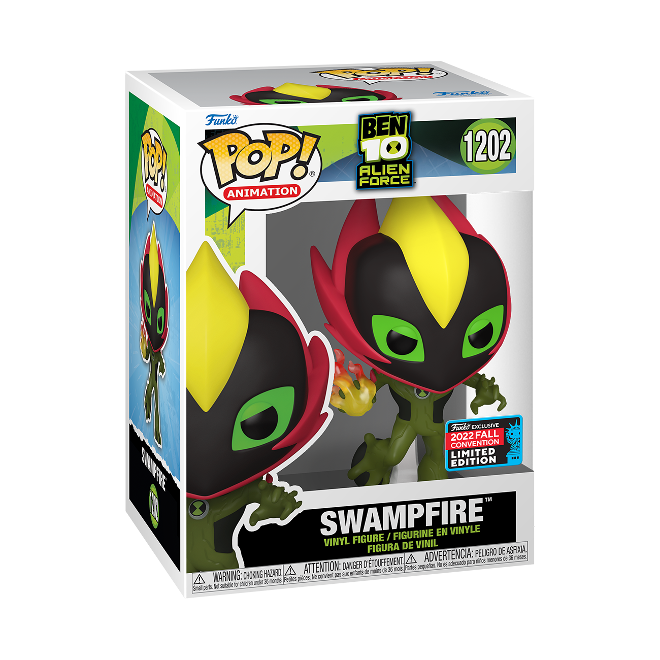 Ben 10: Alien Force - Swampfire NYCC 2022 Fall Convention Exclusive Pop! Vinyl