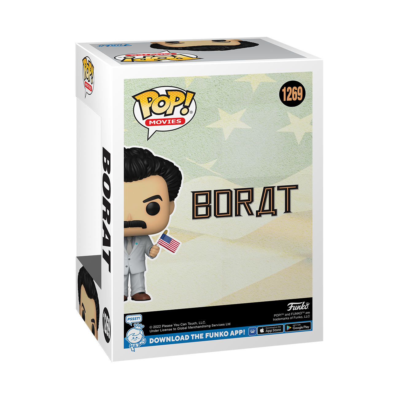 Borat - Borat with Flag 2022 NYCC Fall Convention Exclusive Pop! Vinyl #1269