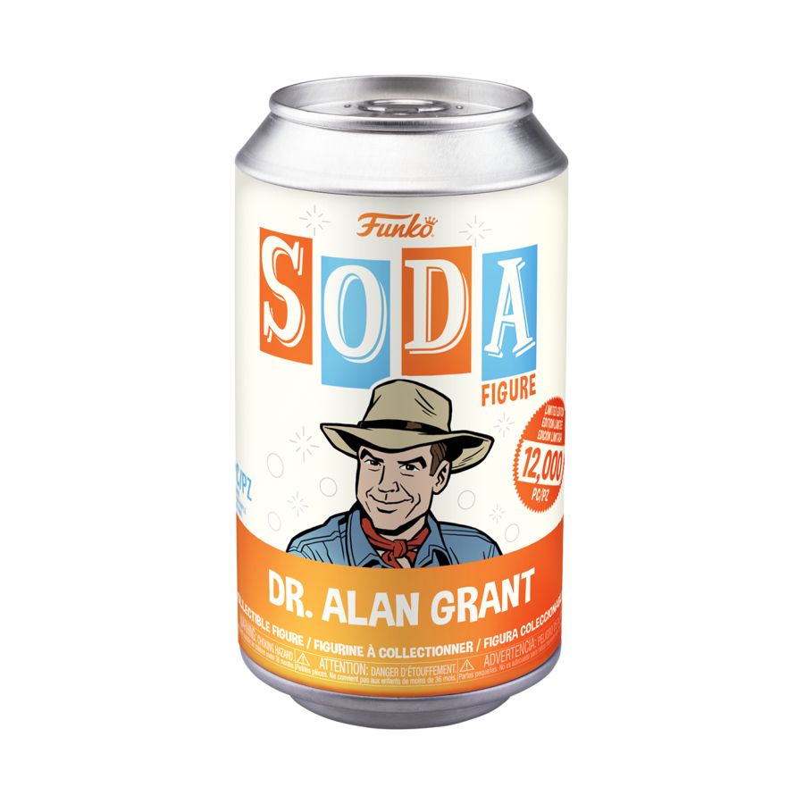 Jurassic Park - Alan Grant Vinyl Soda
