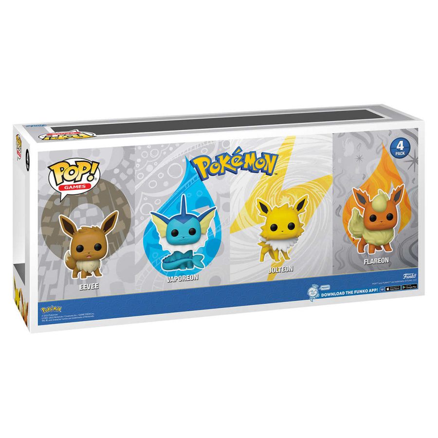 Pokemon - Eeveelutions US Exclusive Pop! 4-Pack